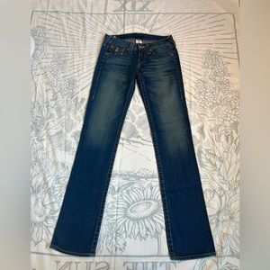 True Religion Billy Jeans W26 White Tag w/ Red Stitching